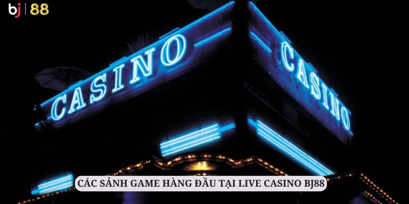 Rất nhiều nhà phát hành uy tín đang hoạt động tại live casino BJ88